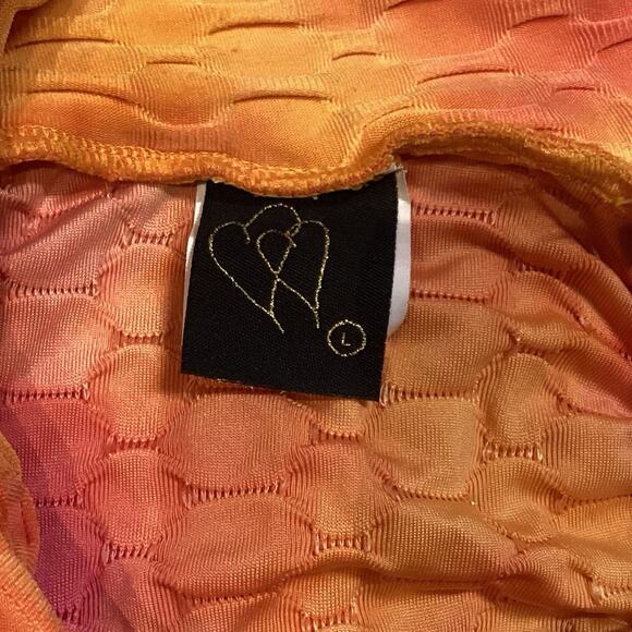 Honeycomb Bubble Texture Tie Dye Butt Lift Leggings - Picture 2 of 4